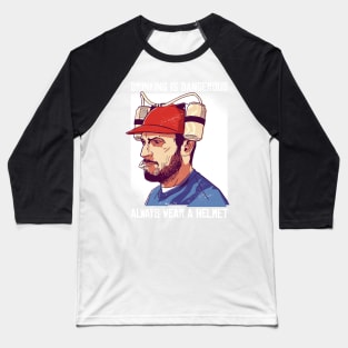 Beer Helmet Baseball T-Shirt